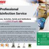 Home disinfection by cleaning service