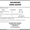 Electrician Foreman, Supervisor – Doha Qatar Job vacancies For Sri Lankans
