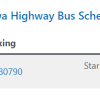 Colombo to Awiththawa Highway Bus Timetable