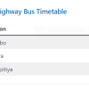 Colombo to Kamburupitiya Highway Bus Timetable