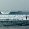 Surfing Kabalana Break Beach