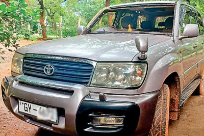 Alleged smuggled Land Cruiser seized from Sports Minister’s vehicle yard