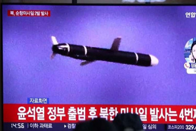 North Korea fires cruise missiles off east coast, Seoul reports