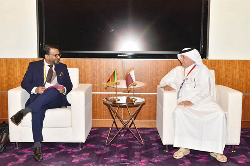 Sri Lanka and Qatar state ministers review bilateral ties