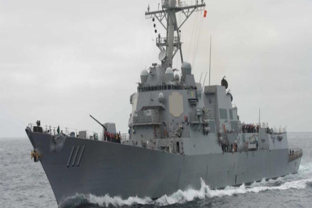 USS Spruance Arrives in Colombo for Replenishment Visit