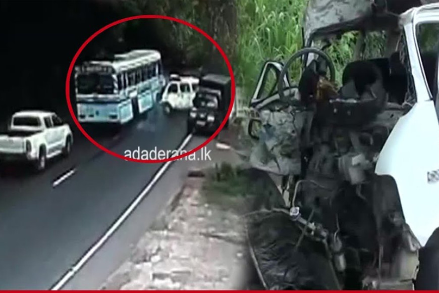 Fatal accident on Kandy-Colombo road