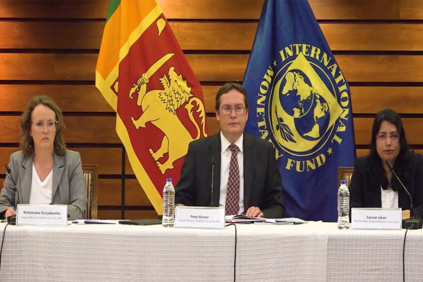 High-level IMF team to visit Sri Lanka this week