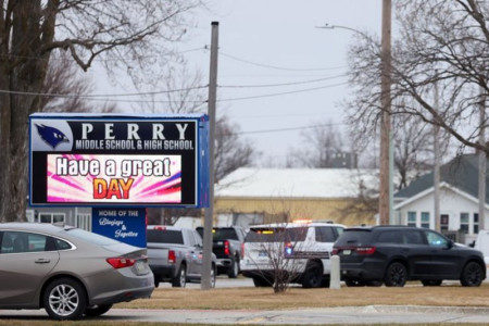 Iowa school attack: Six people shot, one fatally, on first day back