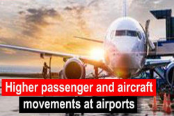 Higher passenger and aircraft movements at Sri Lanka airports