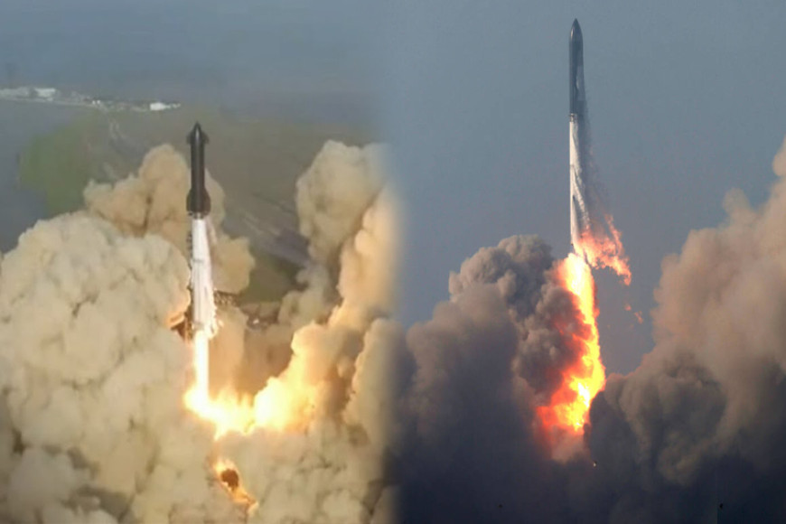 Elon Musk&#039;s Starship explodes minutes after first test flight&#039;s liftoff