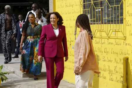 US Vice President visits her Indian grandfather’s house in Zambia