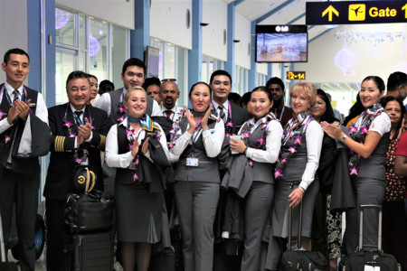 Air Astana calls on Sri Lanka on it’s it inaugural flight