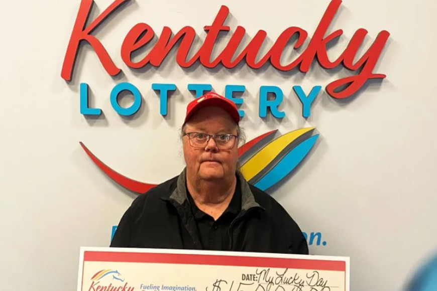 A Kentucky man is out of debt for the first time in his life after winning $150,000 in the lottery