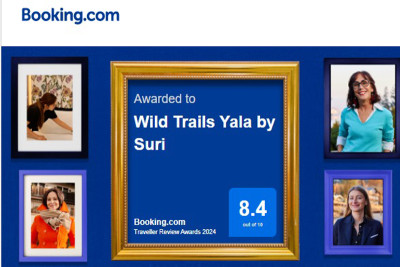 Wild Trails Yala by Suri” Glamping site bags Traveller Review Award 2024