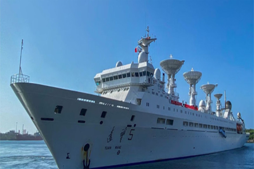 India raises objection with S L, Male over Chinese survey vessel visit