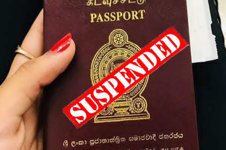 Sri Lanka Passport Issuance Suspended