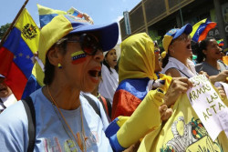 Protests across Venezuela as election dispute goes on