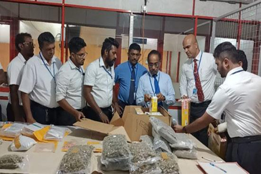 Customs detect Rs.60 Mn worth drugs from US, Canada