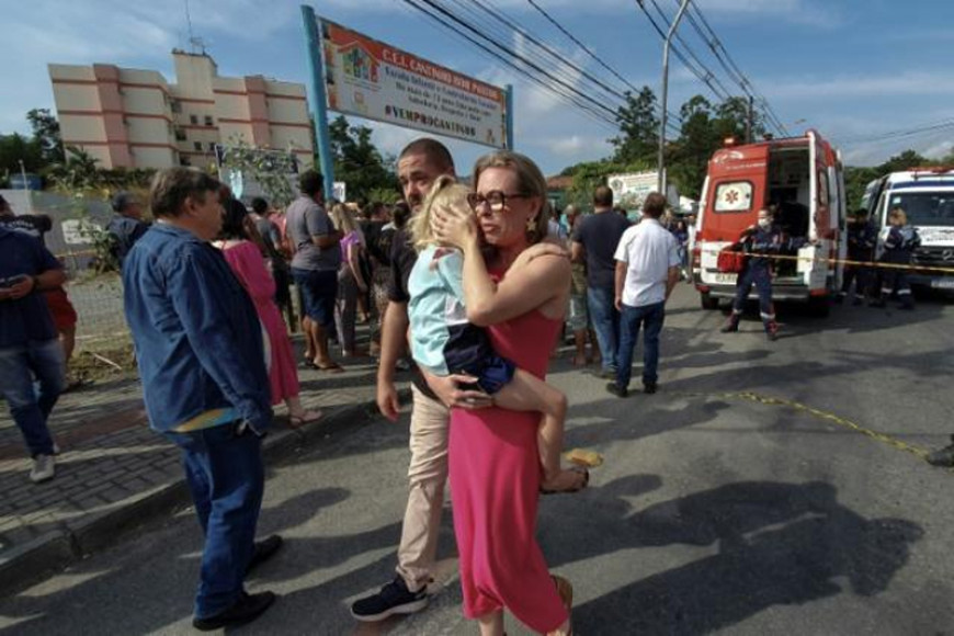 Brazil kindergarten attack: Man kills four children in Blumenau