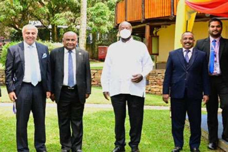 Ugandan President hails SL President for stabilizing economy