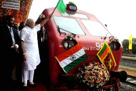 Sri Lanka begins railway line upgradation with India’s assistance