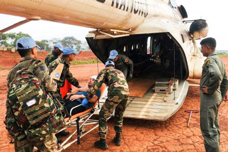 SLAF pilots conduct crucial evacuation mission of UN members in Africa