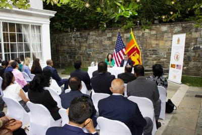 US envoy meets Washington based Sri Lankan diaspora