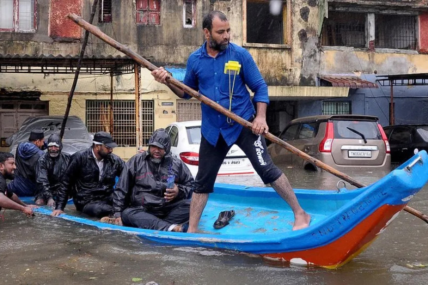 Cyclone Michaung: Heavy rains batter India's southern coast