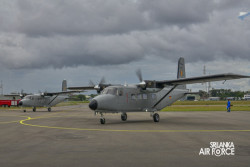 SLAF inducts two Harbin Y-12 IV aircraft from China