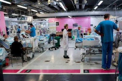 Israel’s underground hospital prepares for attack